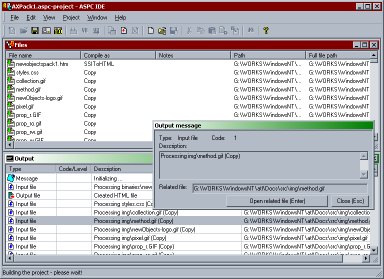 ASP Compiler Screenshot